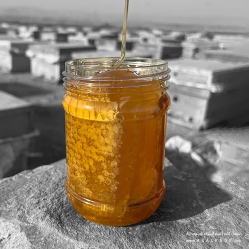 عسل چند گیاه موم دار ارگانیک